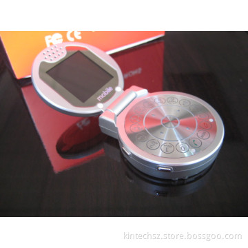 Watch mobile phone with flip in world and with support TF card 2GB with